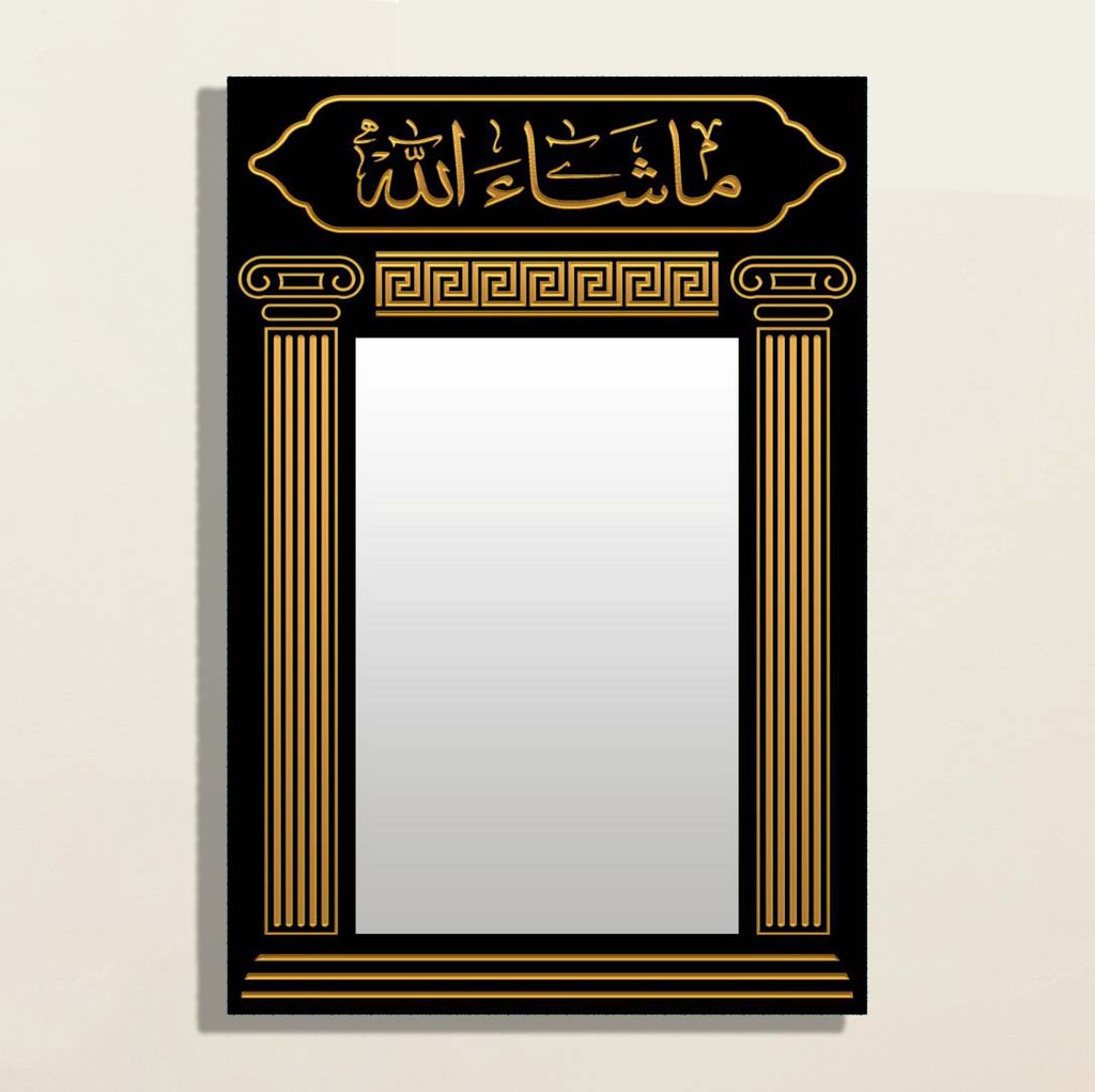 ENTRANCE MIRROR WITH ENGRAVED FRAME | WA045