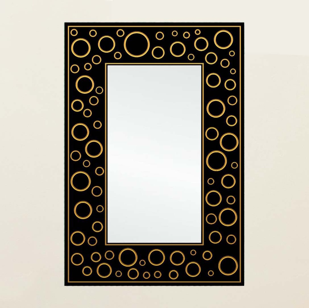 ENTRANCE MIRROR WITH ENGRAVED FRAME | WA045